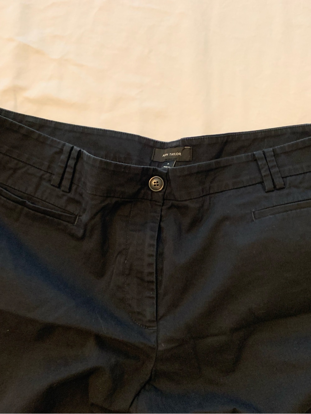 Ann Taylor Capri Black Pant